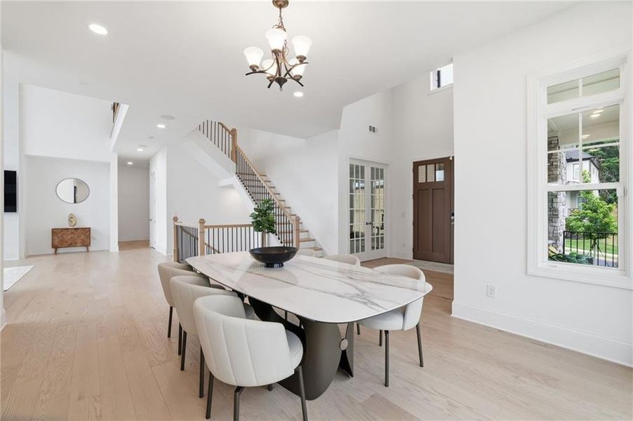 Furnished interior view inside a new home in , Woodstock (Image 11).