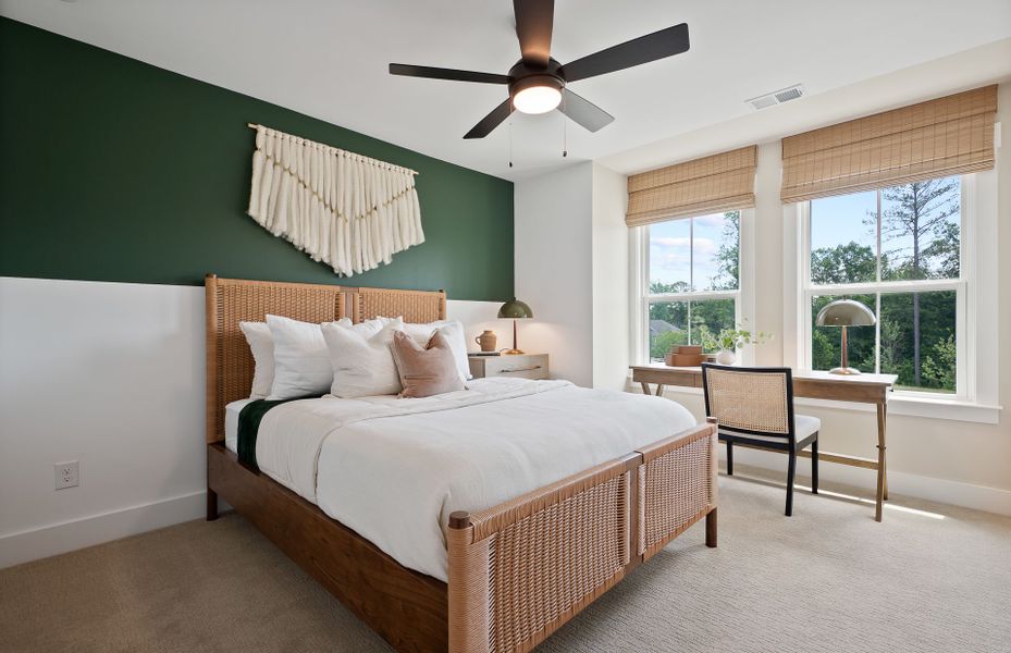 Furnished interior view inside a new home in Ansley Towns, Cumming (Image 3). Furnished interior view inside a new home in Ansley Towns, Cumming (Image 3).
