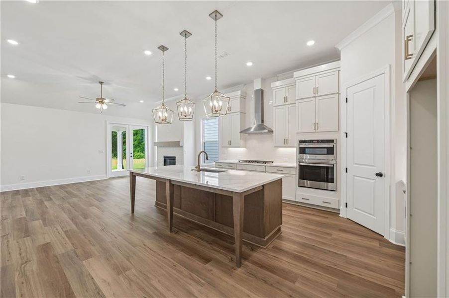 Furnished interior view inside a new home in Aberdeen, Hoschton (Image 16).