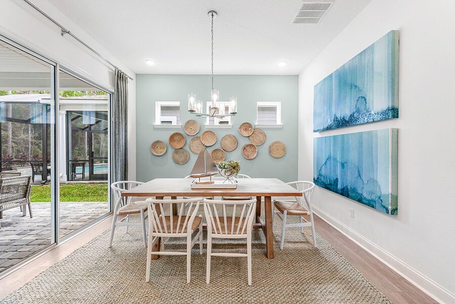 Representative furnished interior of a home built from the Harbor by Mattamy Homes in RiverTown, St. Johns (Image 34).