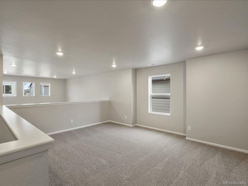 Spacious, unfurnished interior of a new home in Buffalo Highlands: The Canyon Collection, Commerce City (Image 18). Spacious, unfurnished interior of a new home in Buffalo Highlands: The Canyon Collection, Commerce City (Image 18).