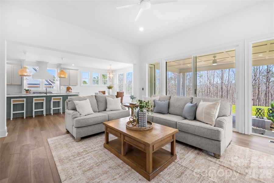Furnished interior view inside a new home in , Statesville (Image 14). Furnished interior view inside a new home in , Statesville (Image 14).
