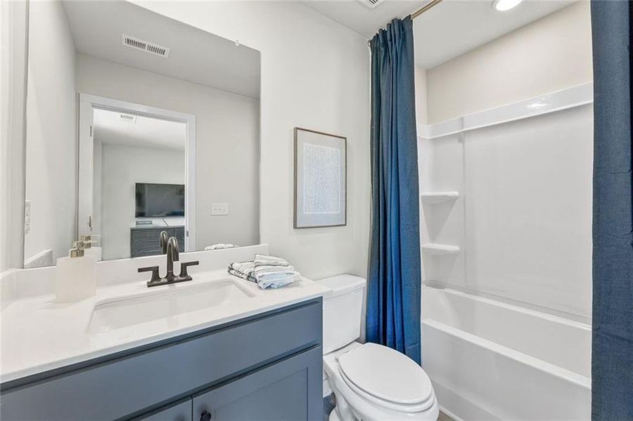 Furnished interior view inside a new home in Hawthorne Reserve, Dallas (Image 14).