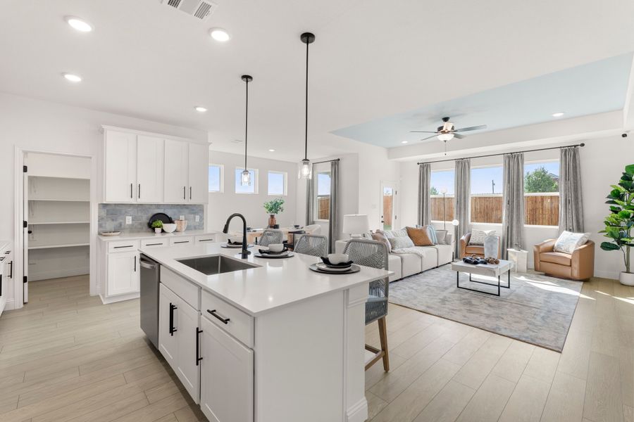 Representative furnished interior of a home built from the The Laurel G by Davidson Homes LLC in Meadow Ridge Estates, Josephine (Image 12).