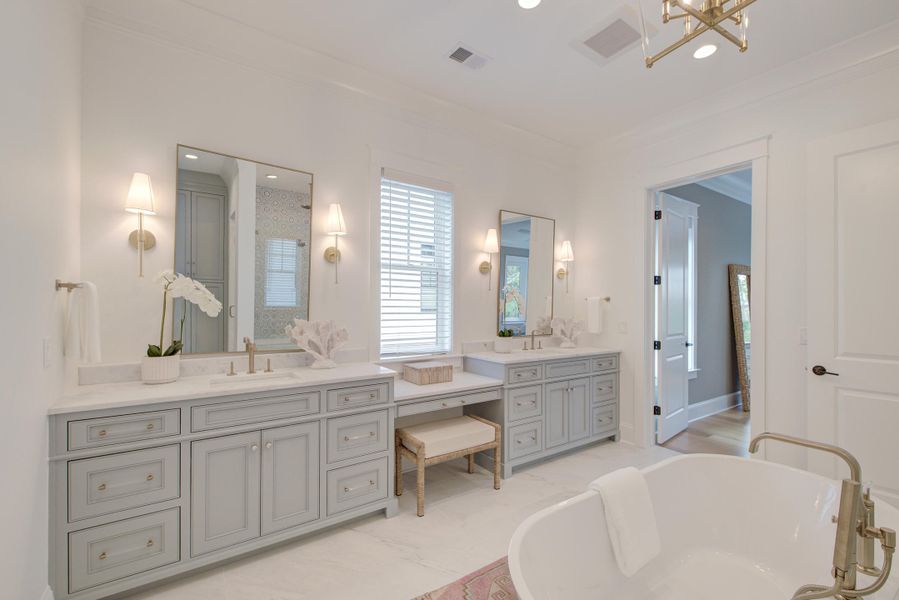 Furnished interior view inside a new home in Daniel Island Park, Charleston (Image 18).