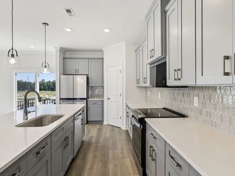 Furnished interior view inside a new home in Meadows at Wilson Farms - The Heights Series, Fort Mill (Image 4).