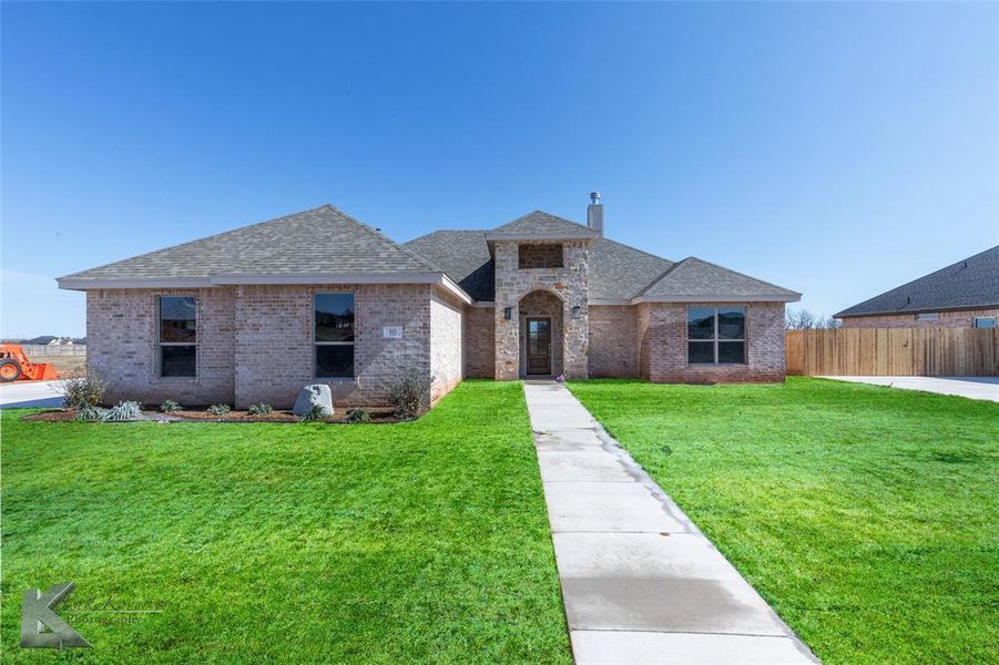 Front exterior of a new home in , Abilene, TX, highlighting curb appeal (Image 2).