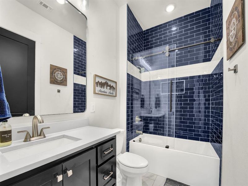 Furnished interior view inside a new home in , Aledo (Image 15).