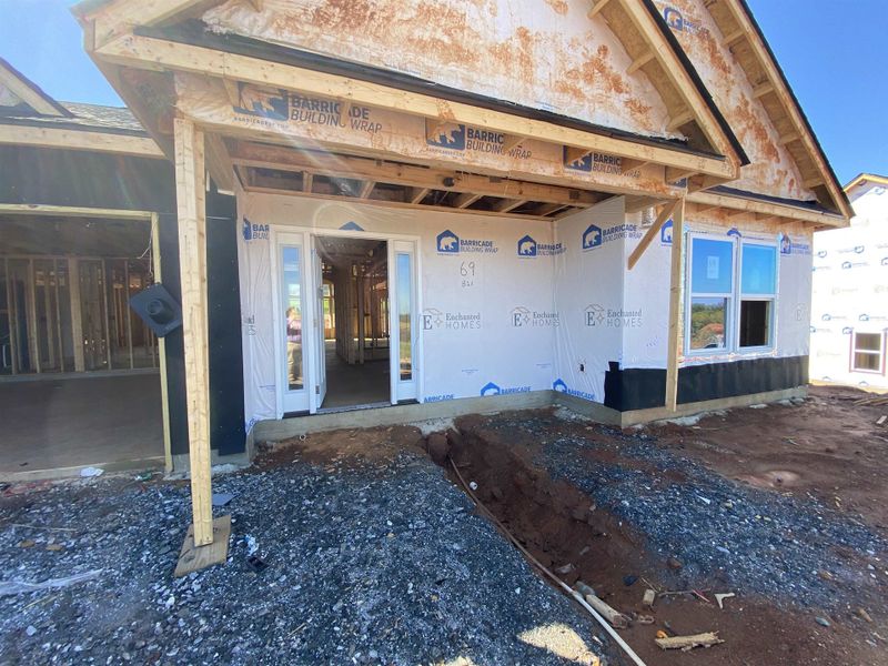 In-progress construction of a new home in Huckleberry Cove, Chesnee, SC (Image 4).