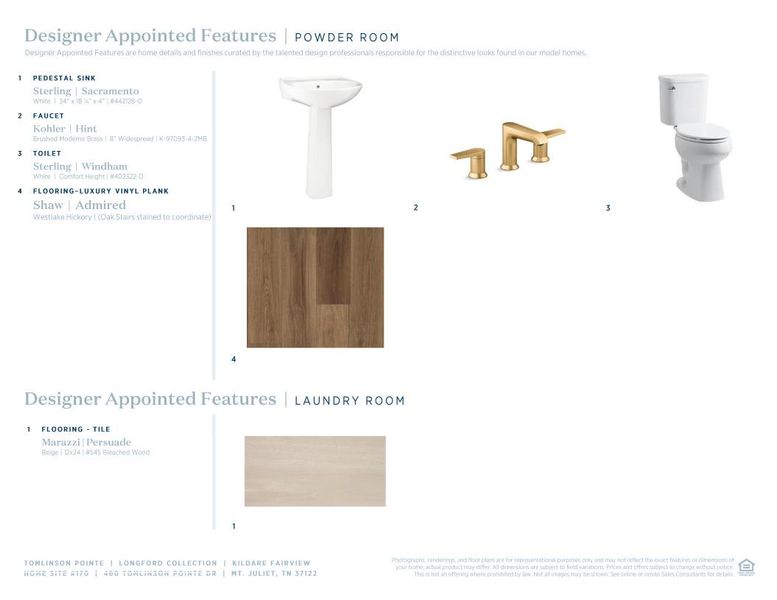Sample of building materials used in homes in Tomlinson Pointe - Longford Collection, Mount Juliet (Image 9).