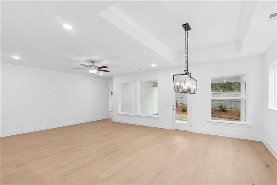 Spacious, unfurnished interior of a new home in Maple Grove at Towne Lake, Woodstock (Image 10).