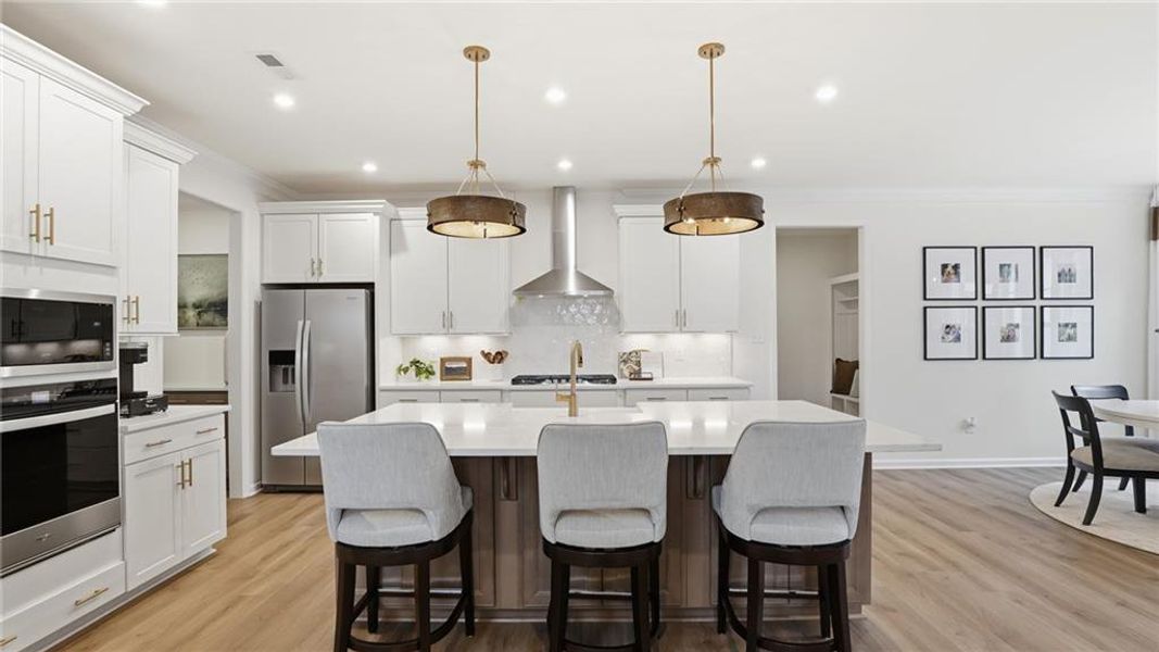 Furnished interior view inside a new home in , Dawsonville (Image 13).