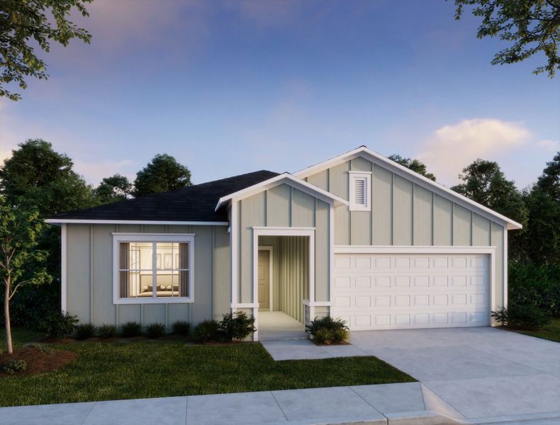 Representative exterior photo of a completed home built from the Maple by Maronda Homes in Bellview Pointe, Bellview, FL (Image 4).