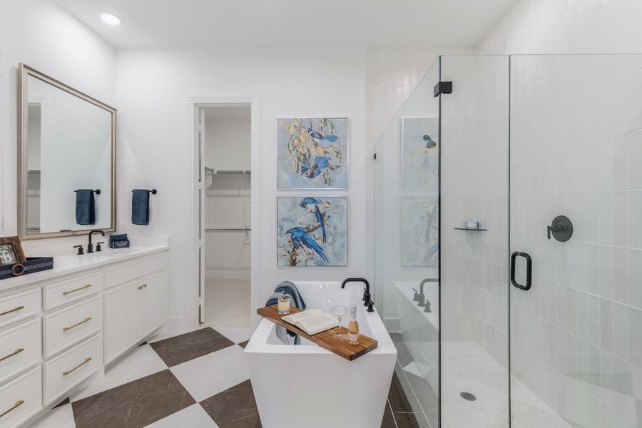Representative Primary Bathroom - some options shown