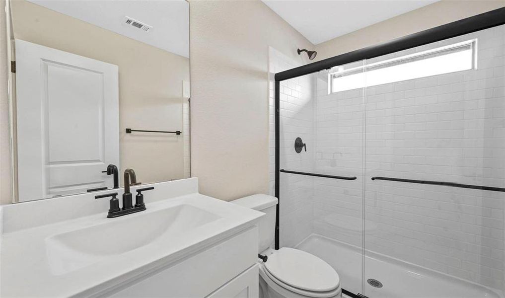 Furnished interior view inside a new home in Monterra, Fate (Image 15).