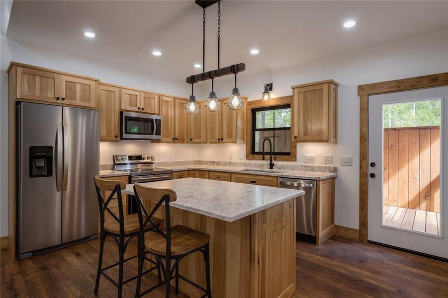 Furnished interior view inside a new home in , Ellijay (Image 40).