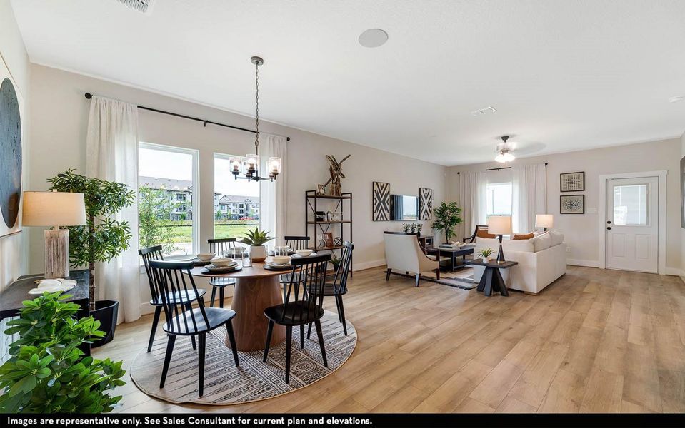 Furnished interior view inside a new home in Pecan Estates, Crosby (Image 4).