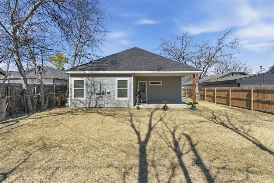 Exterior details and patio area of a home in , Fort Worth (Image 30).