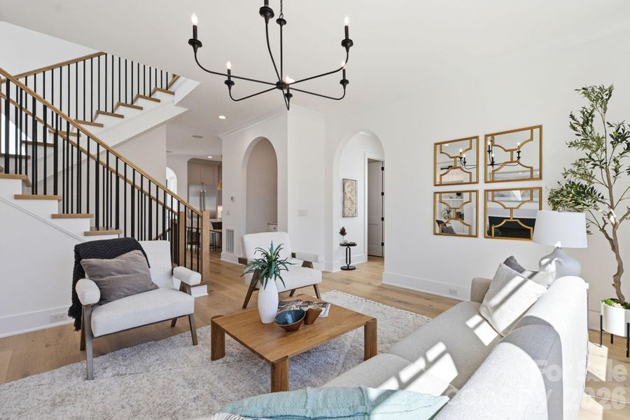 Furnished interior view inside a new home in , Davidson (Image 31).