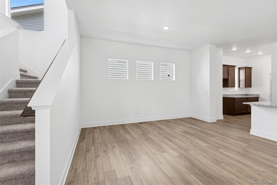 Spacious, unfurnished interior of a new home in Painted Prairie Cottage, Aurora (Image 20).