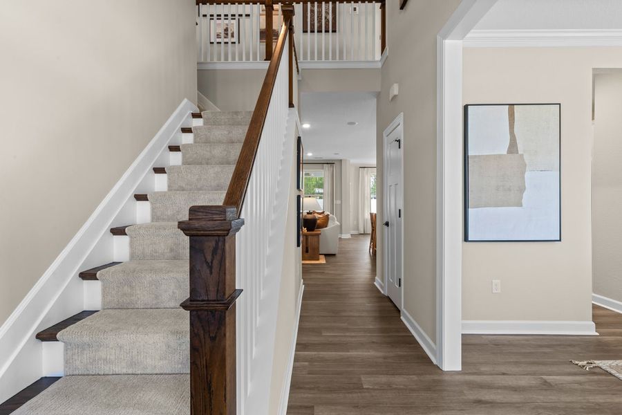 Representative furnished interior of a home built from the The Waverunner by Chesapeake Homes in Coastal Club of the Carolinas, Calabash (Image 7).