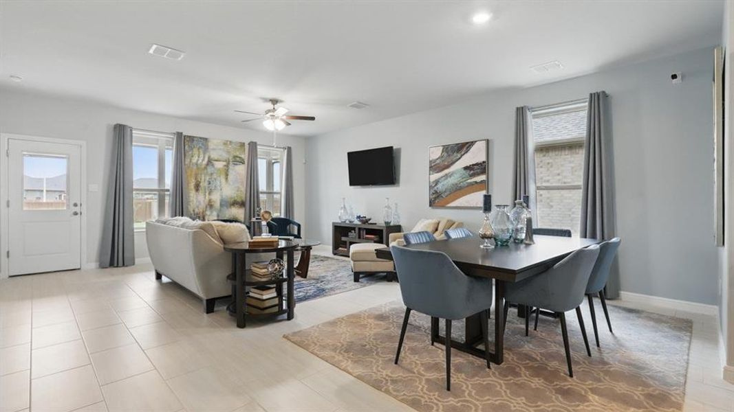 Furnished interior view inside a new home in Terra Trace, Fort Worth (Image 15).