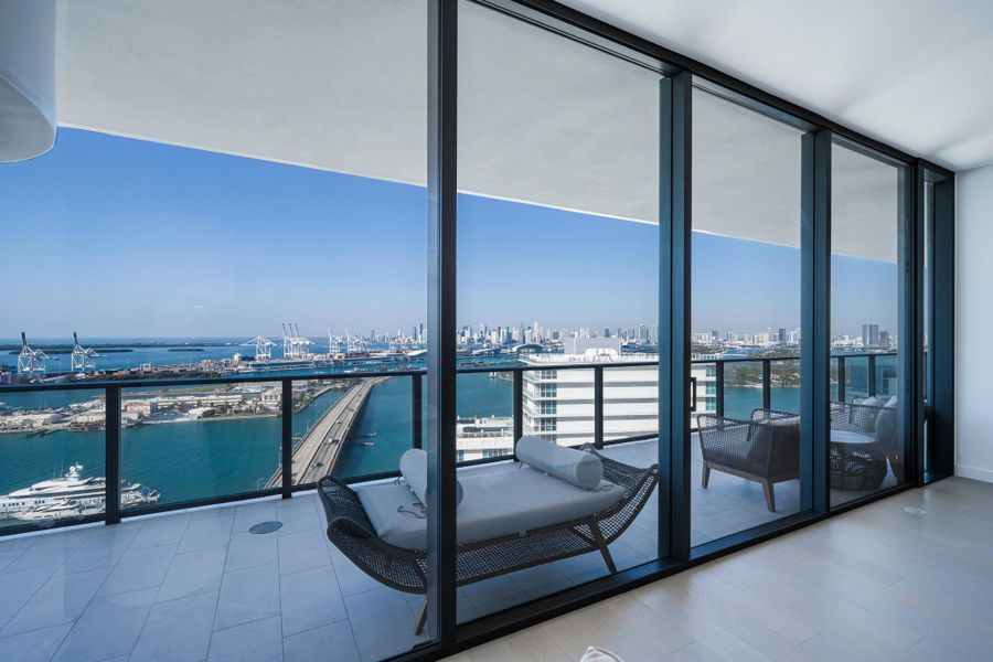 Close-up of interior finishes inside a home in , Miami Beach (Image 19).