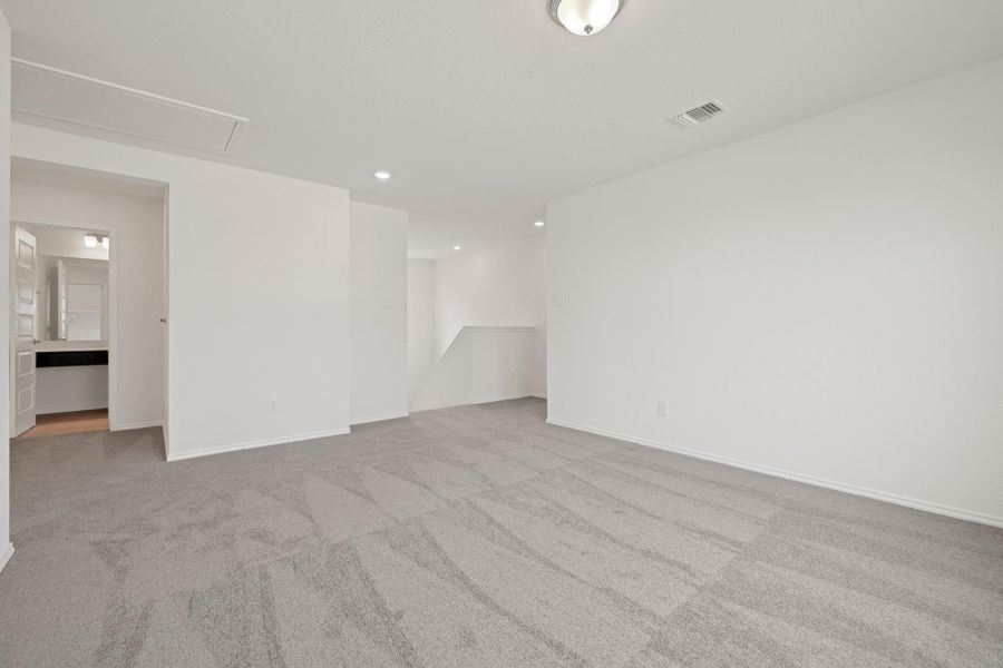 Spacious, unfurnished interior of a new home in Salerno - Heritage Collection, Round Rock (Image 12). Spacious, unfurnished interior of a new home in Salerno - Heritage Collection, Round Rock (Image 12).