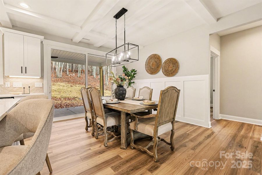 Furnished interior view inside a new home in , York (Image 30).