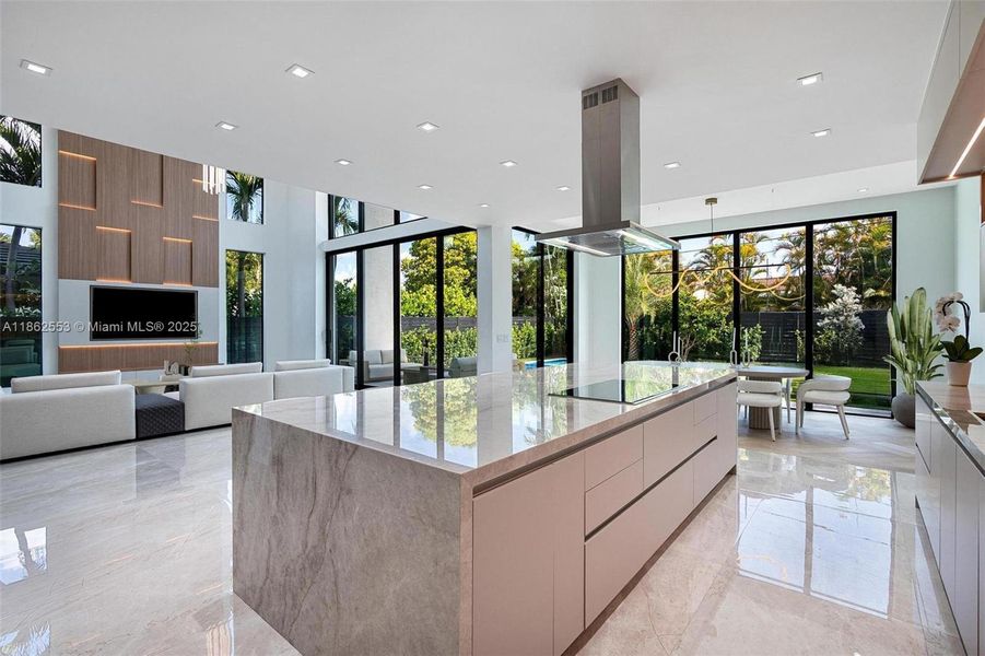 Furnished interior view inside a new home in , Miami (Image 25).