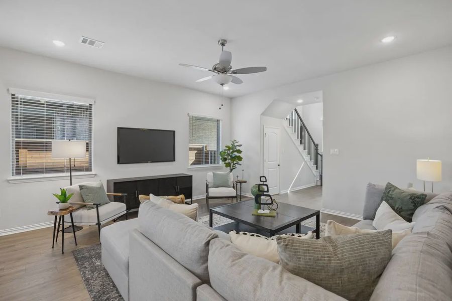 Furnished interior view inside a new home in Solterra Texas, Mesquite (Image 9).