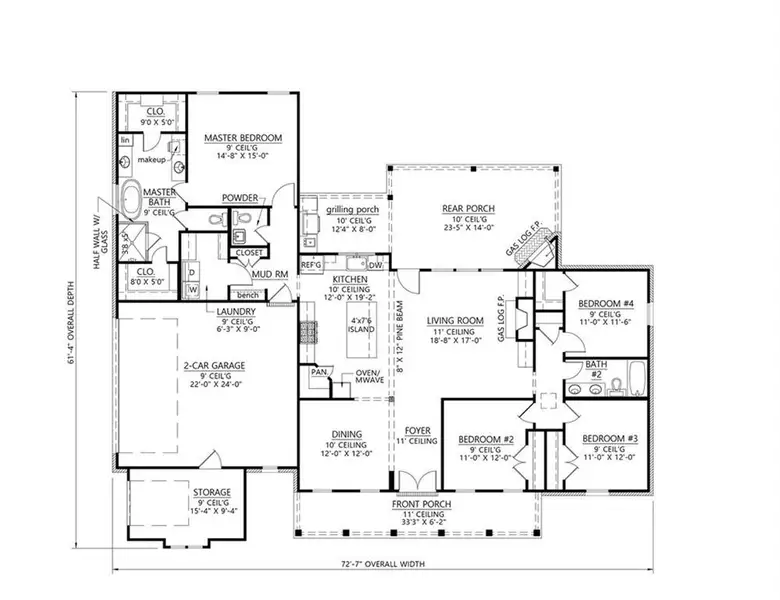 2D floor plan layout of this home in , Tallapoosa, GA (Image 4). 2D floor plan layout of this home in , Tallapoosa, GA (Image 4).