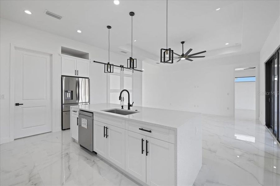 Furnished interior view inside a new home in , Cape Coral (Image 7).