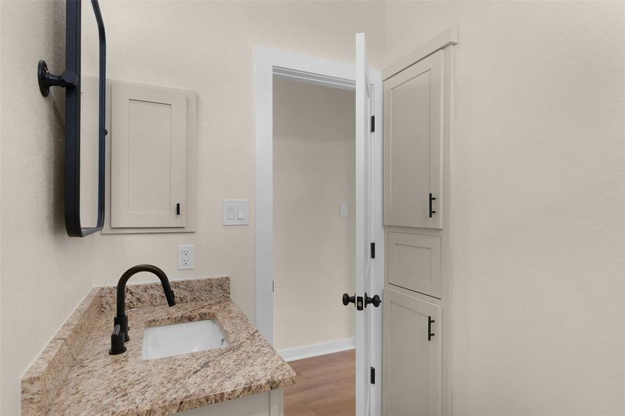 Secondary Bathroom Cabinetry