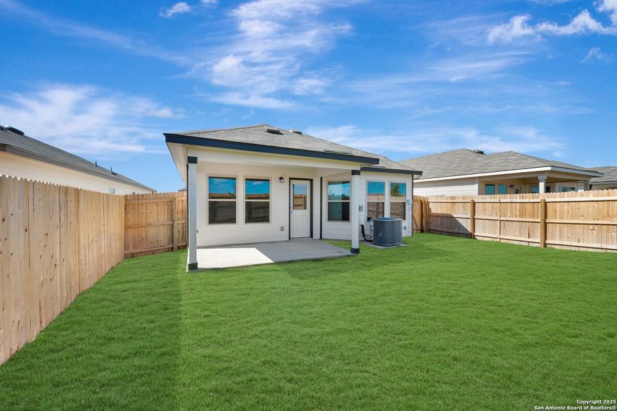 Exterior details and patio area of a home in Park Place, New Braunfels (Image 21). Exterior details and patio area of a home in Park Place, New Braunfels (Image 21).