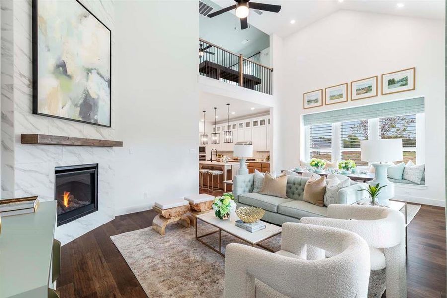 Furnished interior view inside a new home in Gateway Village - The Reserve, Denison (Image 12).