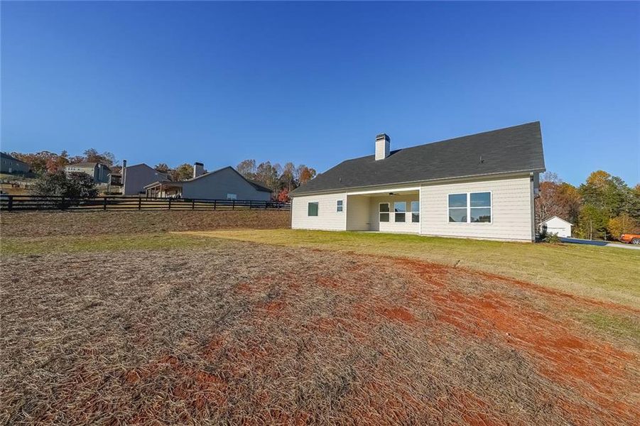 Exterior details and patio area of a home in , Dawsonville (Image 20).