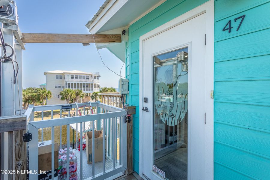 Exterior details and patio area of a home in , Panacea (Image 15). Exterior details and patio area of a home in , Panacea (Image 15).