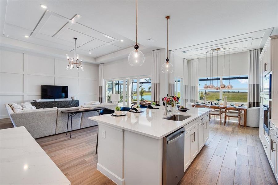 Furnished interior view inside a new home in Calusa Country Club, Lakewood Ranch (Image 8).