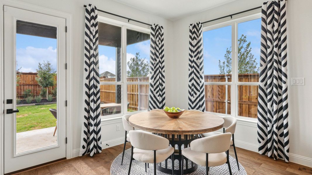 Representative furnished interior of a home built from the Cornell by Brightland Homes in Green Meadows Premier, Celina (Image 10).