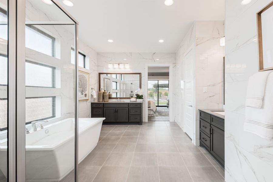 Representative furnished interior of a home built from the Sauvignon by Tri Pointe Homes in The Estates at James Lane, Fulshear (Image 12).