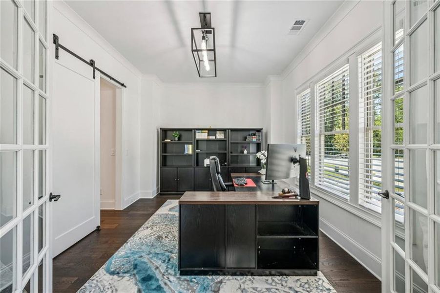 Furnished interior view inside a new home in The Enclave on Lavista, Tucker (Image 38).