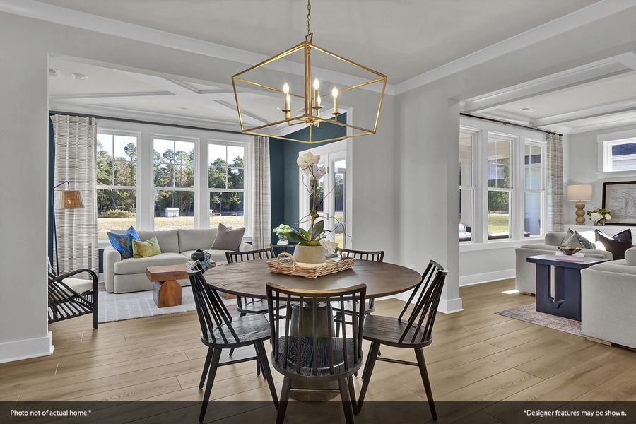 Furnished interior view inside a new home in Hewing Farms, Summerville (Image 29).