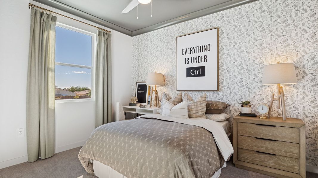 Representative furnished interior of a home built from the Apache by D.R. Horton in The Ridge at Stone Butte, Phoenix (Image 41).