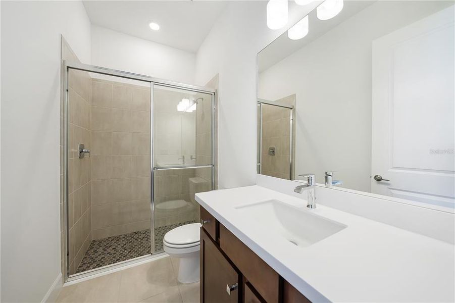 Furnished interior view inside a new home in Esplanade at Skye Ranch, Sarasota (Image 27).