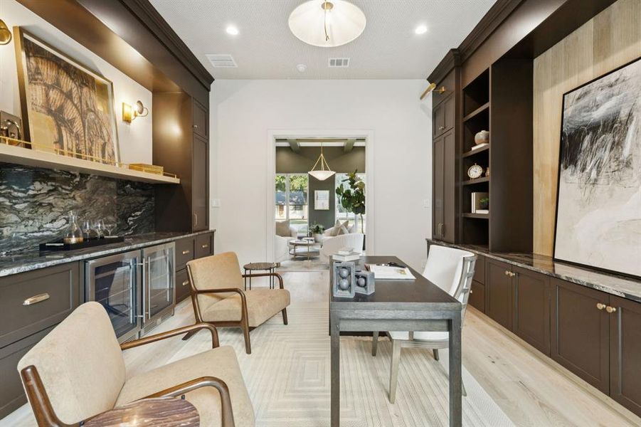 Furnished interior view inside a new home in , Dallas (Image 13). Furnished interior view inside a new home in , Dallas (Image 13).