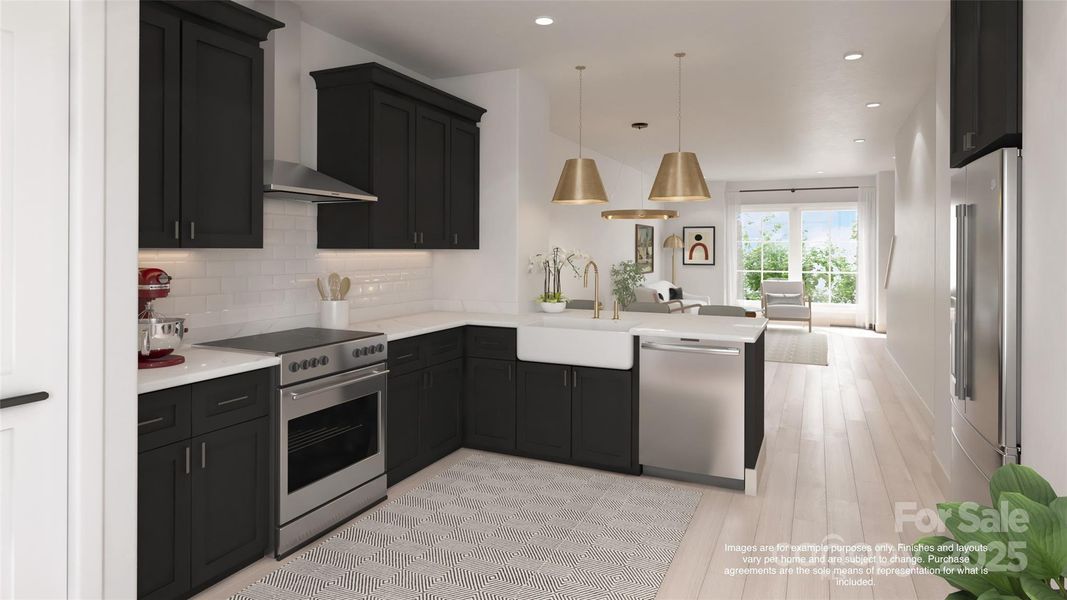 Images are for example purposes only. Finishes and layouts vary per home and are subject to change. Purchase agreements are the sole means of representation for what is included.