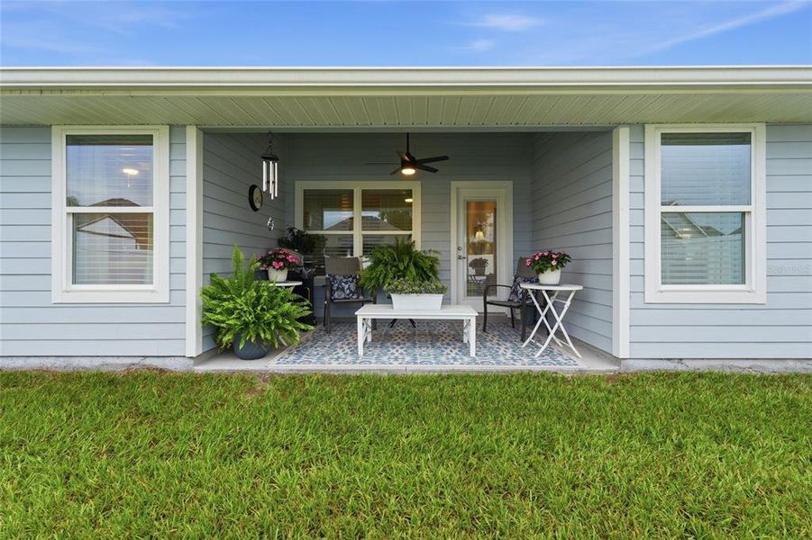 Exterior details and patio area of a home in , Lake City (Image 3).