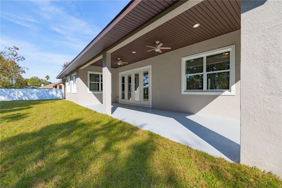 Exterior details and patio area of a home in , Palm Coast (Image 21).