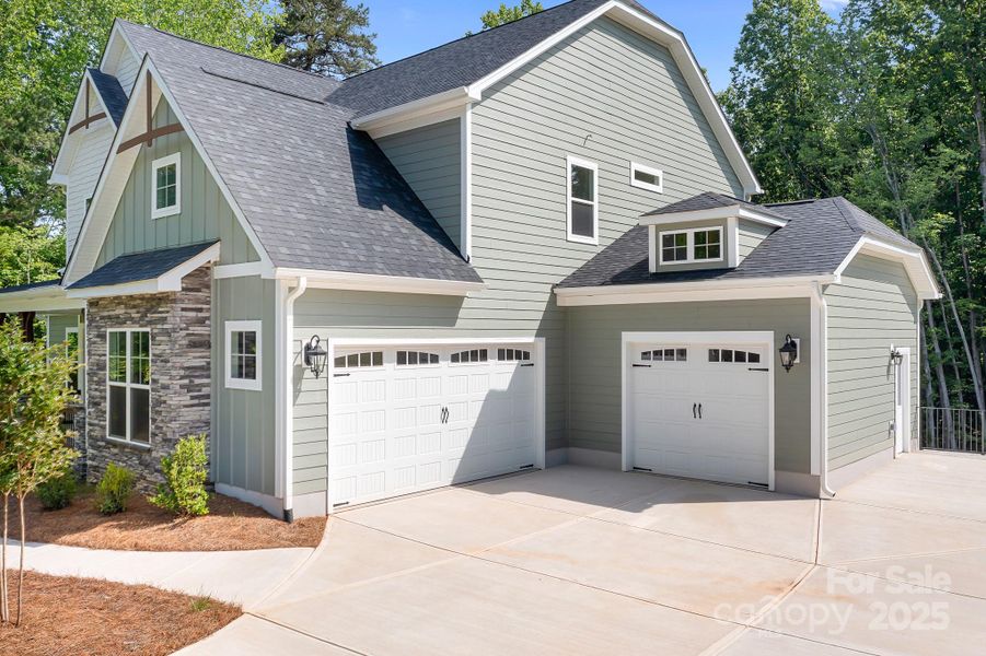Front exterior of a new home in Harbor Watch, Statesville, NC, highlighting curb appeal (Image 18).